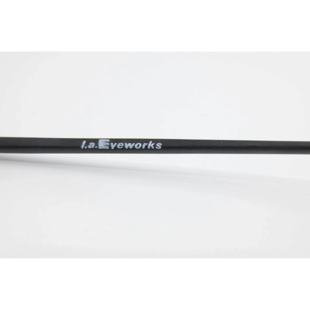 LA Eyeworks Sage 341M Matte Navy Blue Round Eyeglass Frames Los Angeles Designer